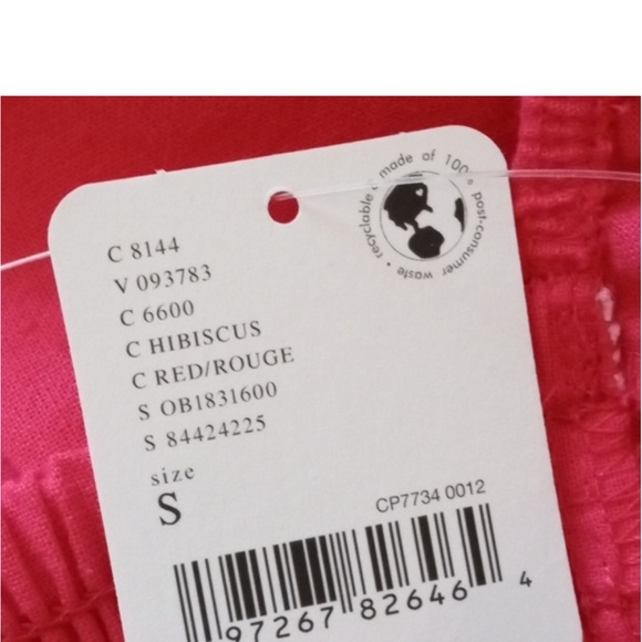 Free People Forget Me Not Pink Red Hibiscus Mini Dress NWT - Picture 9 of 9